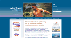 Desktop Screenshot of alicetravel.com